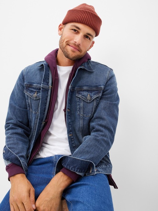 Image for Icon Denim Jacket with Washwell from Gap