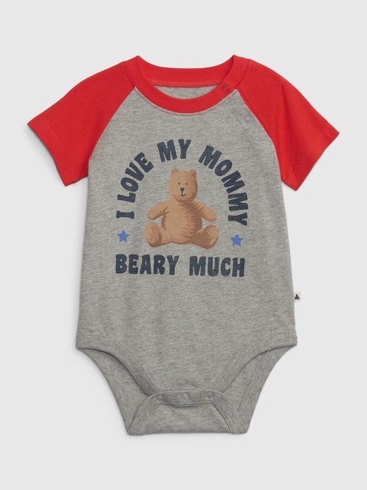 Image for Baby 100% Organic Cotton Mix and Match Graphic Bodysuit from Gap
