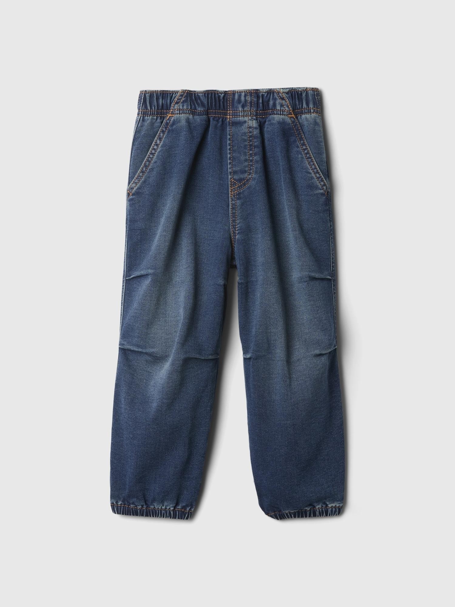 GAP Baby &amp; Toddler Parachute Sweatpant Jeans Dark Wash 