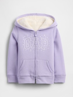 Gap logo podložena jopa s kapuco za malčice