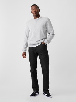 Straight Black Denim