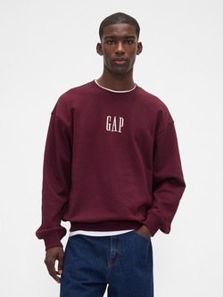 Gap logo moški oversized pulover