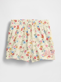 GAP Gap Logo Shorts Red Floral Print 6