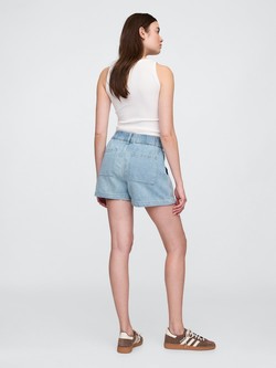 GAP Ženske denim kratke hlače Modra - Light Wash 2