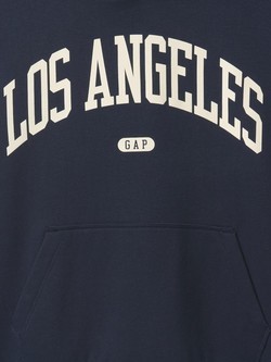 GAP Unisex pulover s kapuco za otroke Modra - Blue 6