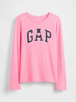 Gap logo majica z dolgimi rokavi za dečke