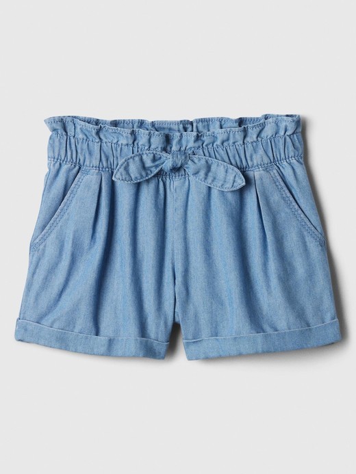 Image for babyGap Chambray Pull-On Shorts with Washwell from Gap