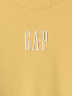 GAP Gap logo moški pulover Rumena - French Almond 4