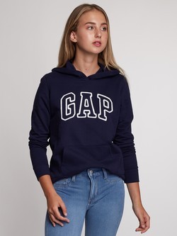 Gap logo ženski pulover s kapuco