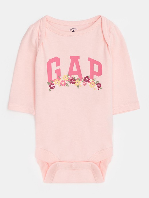 Slika za Gap logo bodi z dolgimi rokavi za dojenčice od Gap