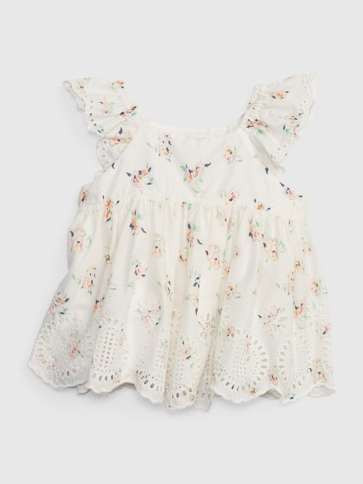 Image for Baby Floral Eyelet Top from Gap