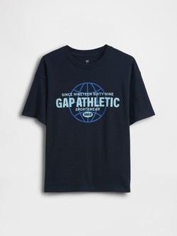 Gap logo relaxed fit majica s kratkimi rokavi za dečke