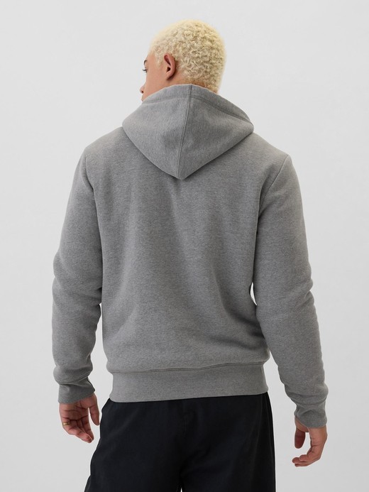 GAP Gap Logo Sherpa Lined Zip Hoodie Gap