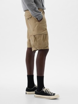 GAP Moške cargo kratke hlače Rjava - Iconic Khaki 3