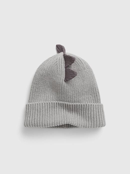 Image for Toddler Organic Cotton Dinosaur Beanie from Gap