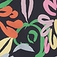 Modra - floral navy