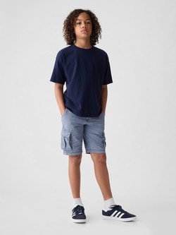 Denim cargo kratke hlače za dečke
