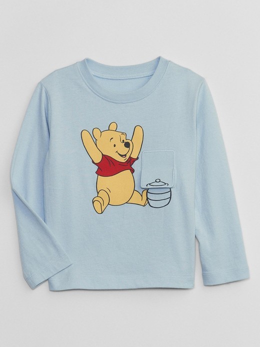 Slika za babyGap | Disney Winnie the Pooh majica z dolgimi rokavi za malčke od Gap