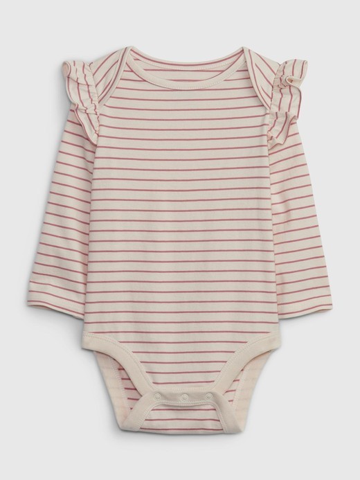 Image for Baby 100% Organic Cotton Mix and Match Stripe Bodysuit from Gap