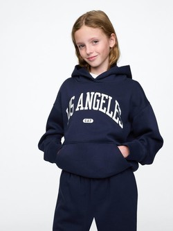 GAP Unisex pulover s kapuco za otroke Modra - Blue 2