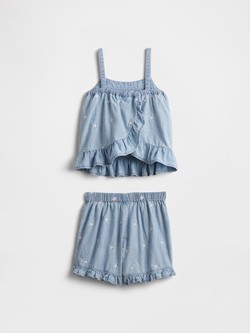 GAP 2-delni komplet za malčice Modra - Medium Wash 2