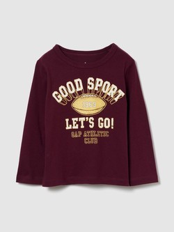 Majica z dolgimi rokavi in potiskom za malčke