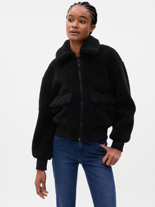 Image for Sherpa Moto Jacket from Gap