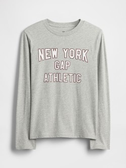 Gap logo majica z dolgimi rokavi za dečke