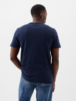 GAP Everyday Soft Crewneck T-Shirt Rain Shower 2