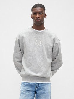 Gap logo moški oversized pulover
