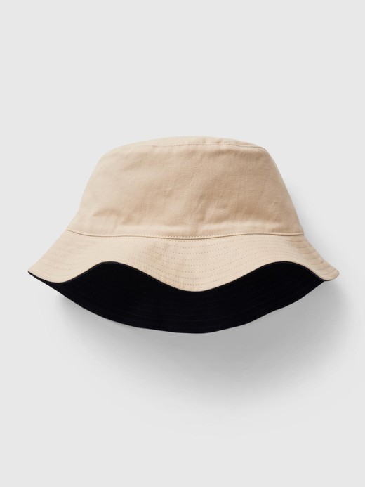 Image for Kids Reversible Organic Cotton Bucket Hat from Gap