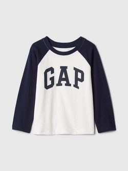 Gap logo majica z dolgimi rokavi za malčke