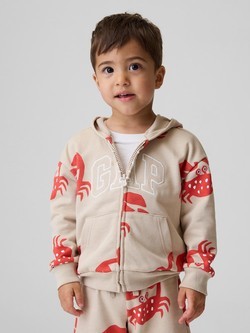 babyGap Relaxed Logo French Terry Zip Hoodie