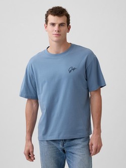 Moška majica s kratkimi rokavi in logotipom