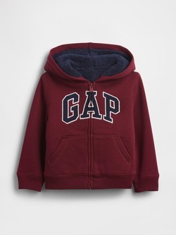 Gap logo podložena jopa s kapuco za malčke