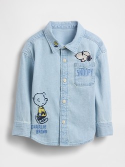 Baby & Toddler Snoopy Denim Big Shirt