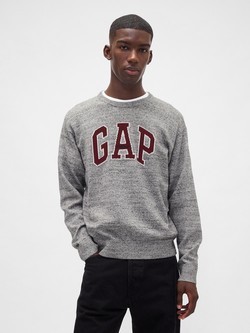 Gap logo moški pleten pulover