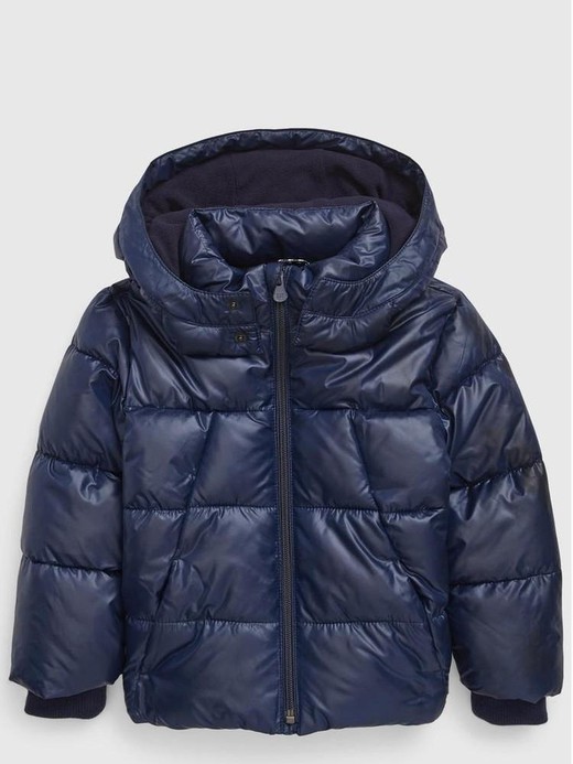Image for Toddler 100% Recycled Shine Puffer Jacket from Gap