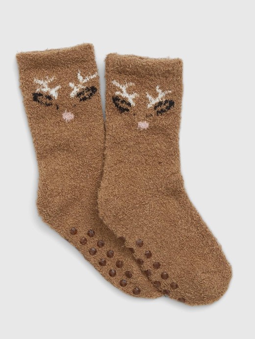 Image for Toddler Recycled Fuzzy Socks from Gap