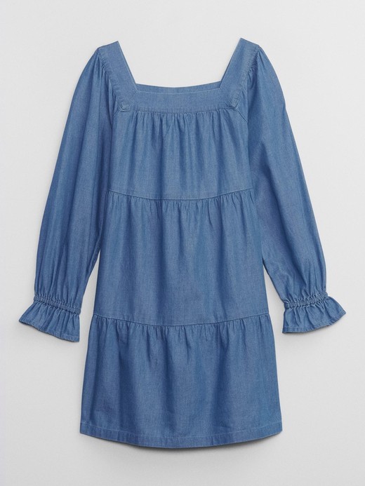 Image for Kids Tiered Squareneck Dress from Gap
