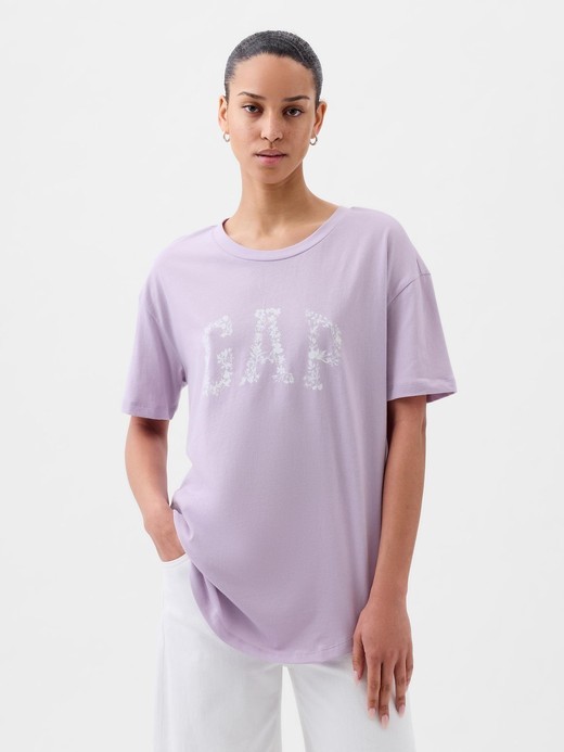 Image for Organic Cotton Gap Arch Logo T-Shirt from Gap