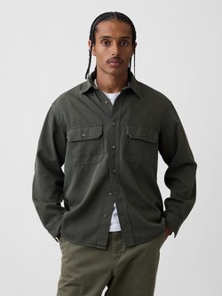 Moška relaxed fit denim srajca