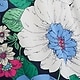 Večbarvna - Blue, White, & Green Floral