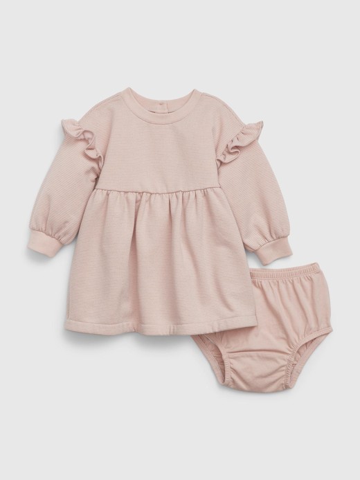 Image for Baby Ruffle Sweatshirt Dress from Gap