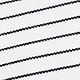 White Navy Stripe