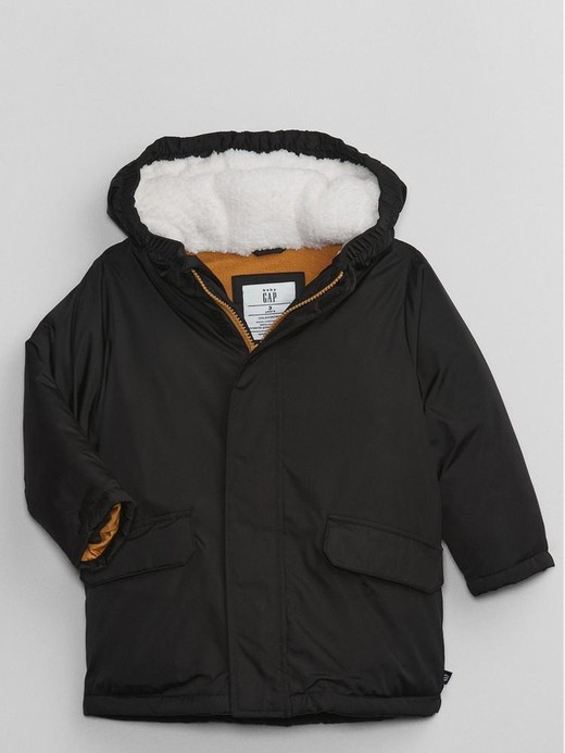 Image for babyGap ColdControl Sherpa Puffer Jacket from Gap