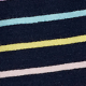 Večbarvna - NAVY MULTI STRIPE