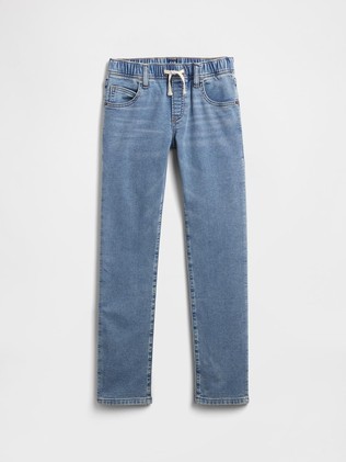 Jeans hlače z elastičnim pasom za dečke