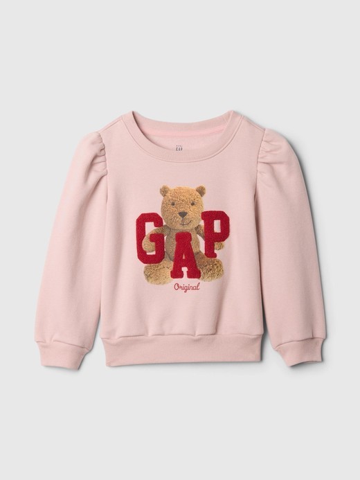 Gap puff sleeve sweatshirt best sale