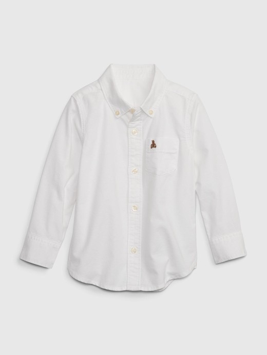 Image for Toddler Organic Cotton Oxford Shirt from Gap